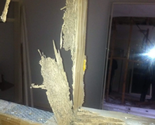 A Window with Termite Damage