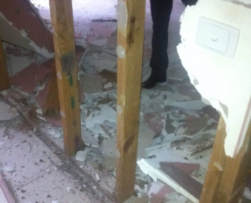 Damaged Wall from Termites